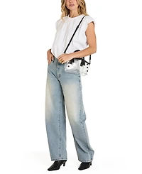 Hammitt Paula Clear Trim Small Crossbody Handbag