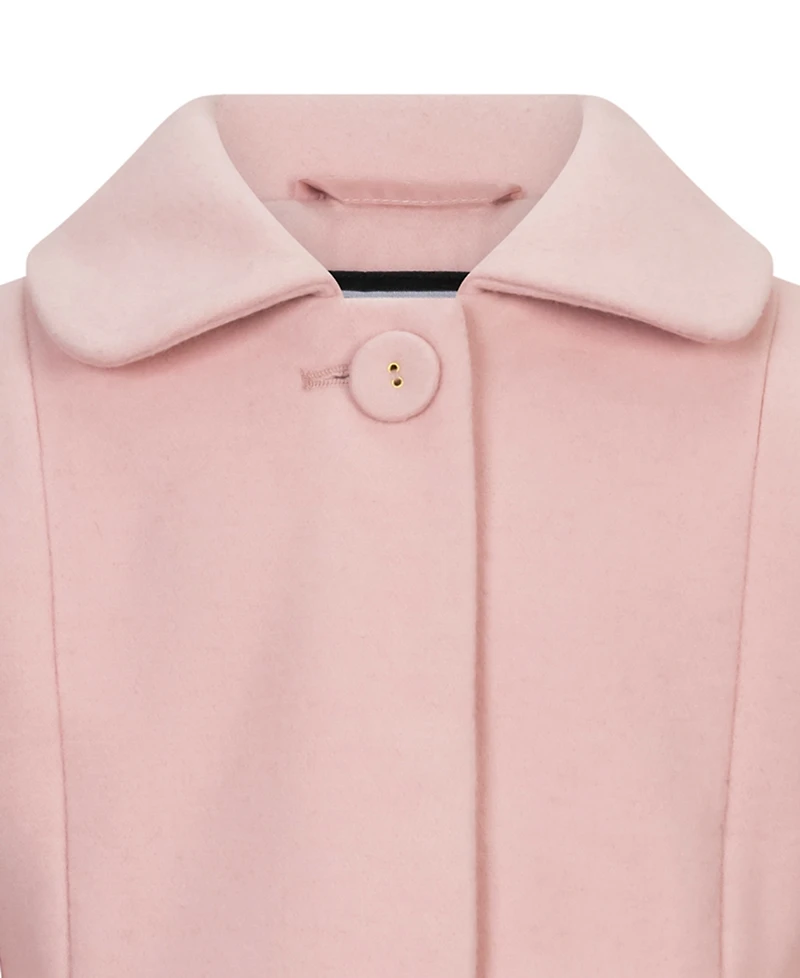 S Rothschild & Co Toddler Girls' 2T-5T Long-Sleeve Side Tab Coat With Beret