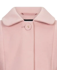 S Rothschild & Co Toddler Girls' 2T-5T Long-Sleeve Side Tab Coat With Beret