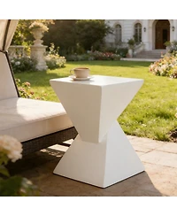 Streamdale Furniture Mgo X-Design All-Weather Side Table