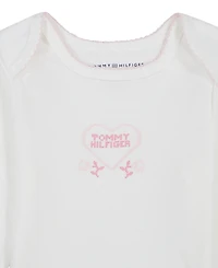 Tommy Hilfiger Baby Girls' Long-Sleeve Jacket, Bodysuit and Pants, 3-Piece Set