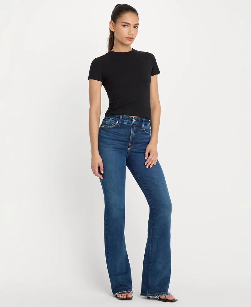 Good American Women's Soft Tech Classic Bootcut Jeans