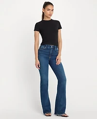 Good American Women's Soft Tech Classic Bootcut Jeans
