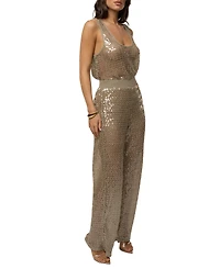 Jluxlabel Women's High Seas Sequin Pant
