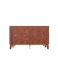 Streamdale Furniture Platform Bed Frame with Headboard , Wood Slat Support