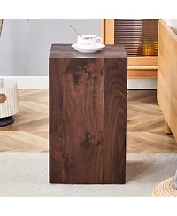 Streamdale Furniture 12x12x20 Inch Wood Grain Mdf Coffee Table - Luxurious Living Room Accent
