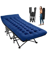 Aofar 28" Camping Cot Folding Portable Mattress Carry Bag