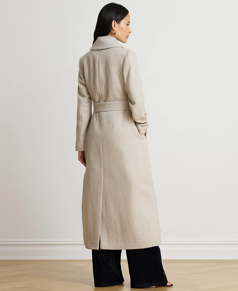 Lauren Ralph Women's Long Belted Wrap Coat