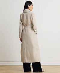 Lauren Ralph Women's Long Belted Wrap Coat