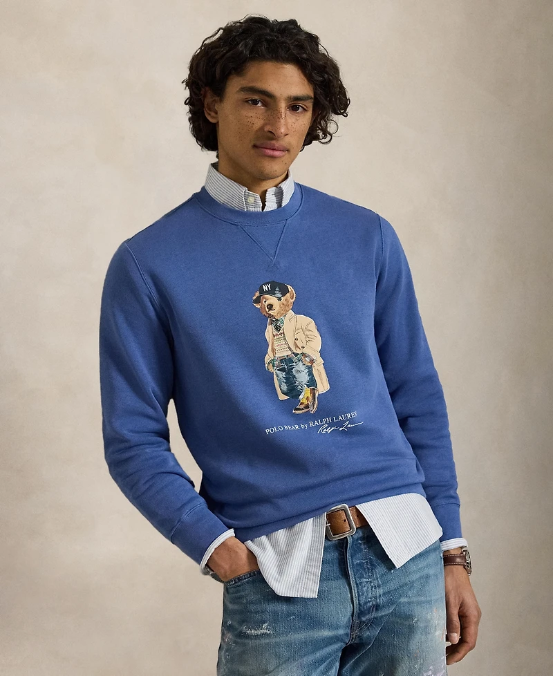 Polo Ralph Lauren Men's Bear Fleece Sweatshirt - Bastille Blue