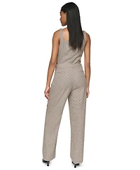 Dkny Women's High-Rise Straight-Leg Full-Length Pants