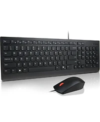 Lenovo Ai Wired Usb Full-Size Ambidextrous Keyboard and Mouse Combo Compatible with Windows