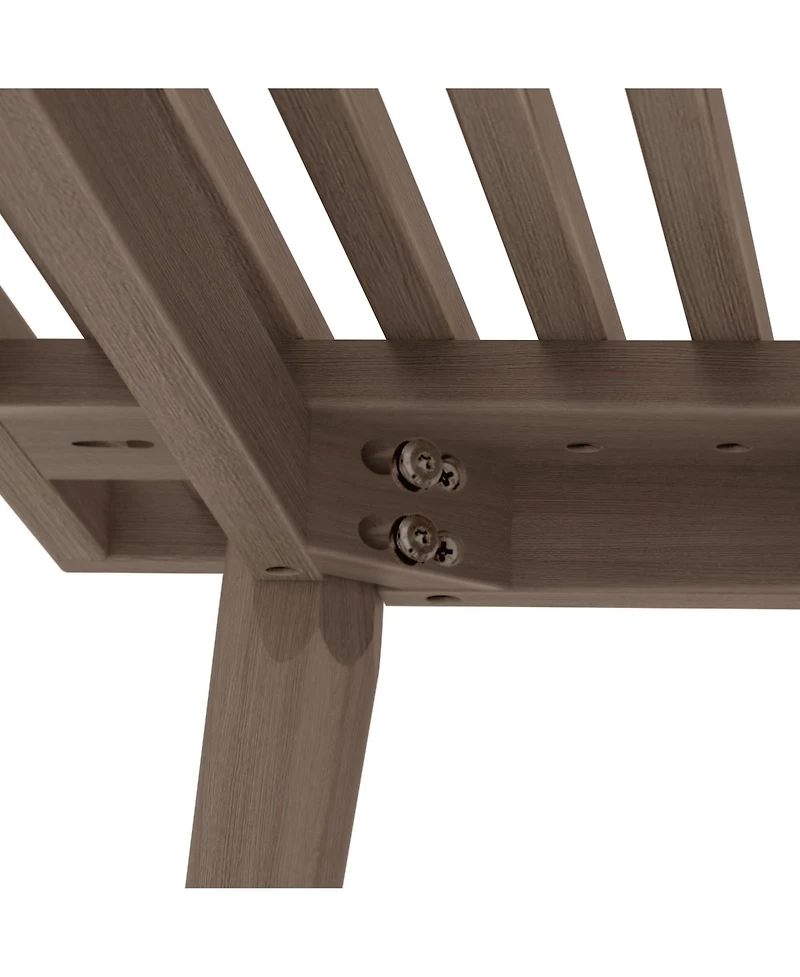 Sunset Living Furniture Mid-Century Modern Full-Size Bench