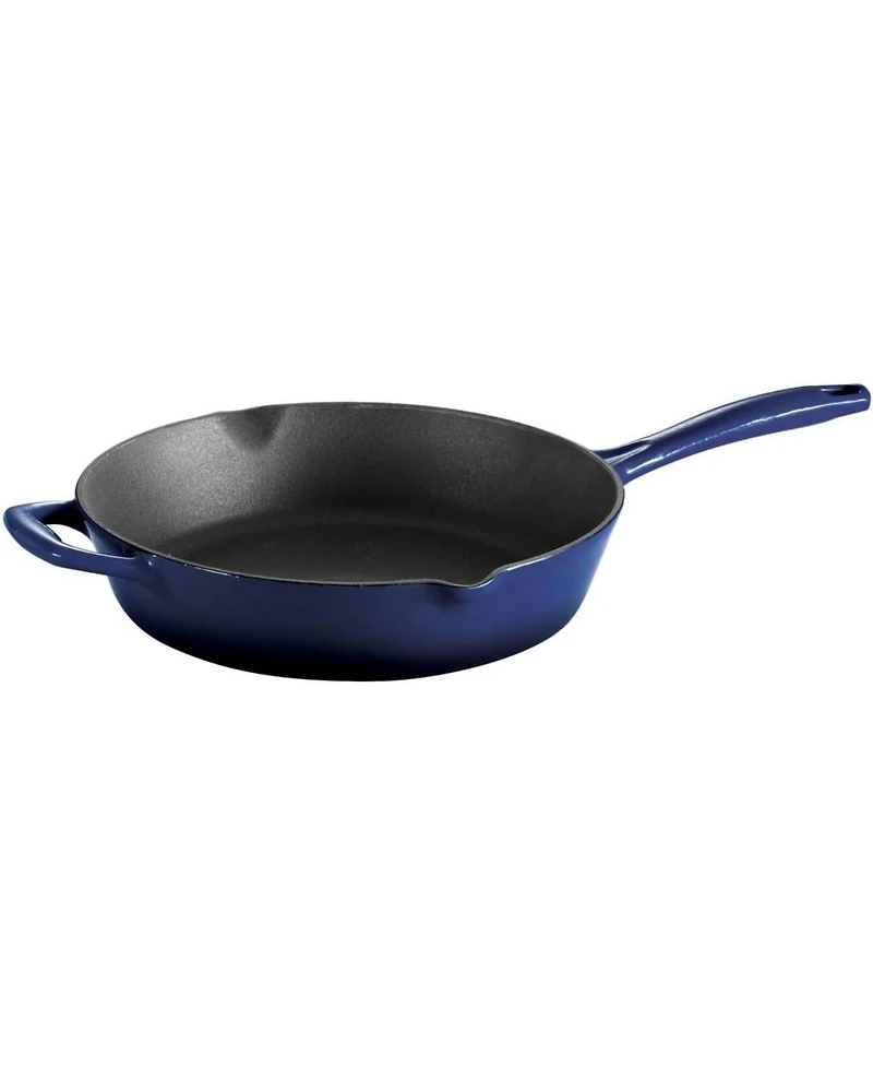 Tramontina Bestow 10" Enameled Cast Iron Skillet, Gradated Cobalt