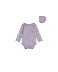 Deux par Baby Girls 3M To 24M Cotton Onesie Hedgehog Print