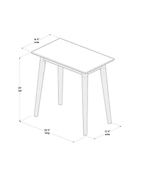 Sunset Living Furniture Mid-Century Modern Rectangular Side Table