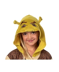 Shrek DreamWorks Boys' 4- 16 Character Ogre Union Suit Sleep Kids Hooded Pajama