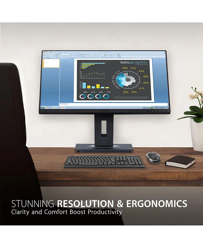 ViewSonic VG1656-2K 16" 16:10 Wqxga Portable Usb-c Ips Led Monitor