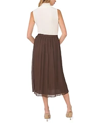 Vince Camuto Women's Pull-On A-Line Midi Skirt