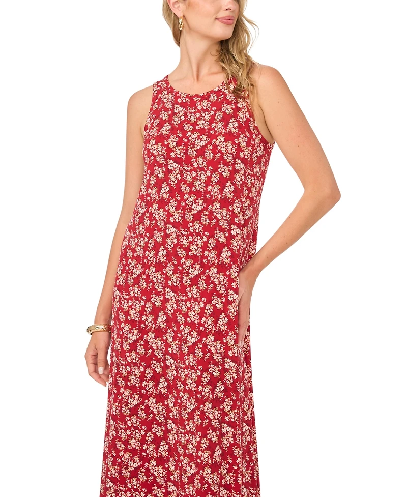 Vince Camuto Women's Sleeveless Crewneck Maxi Dress