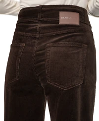 Dkny Jeans Petite High-Rise Wide-Leg Pants