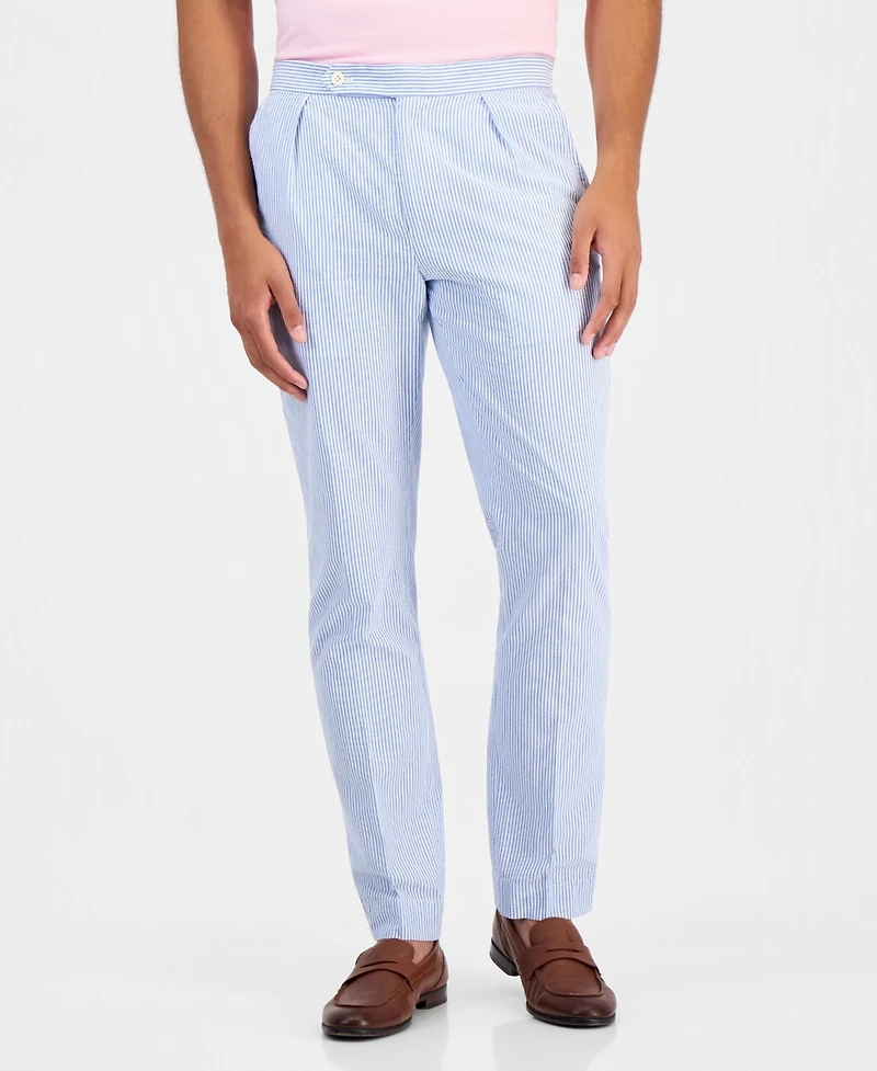 Polo Ralph Lauren Men's Striped Seersucker Regular-Fit Trousers