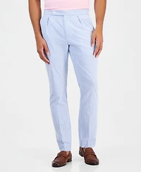 Polo Ralph Lauren Men's Striped Seersucker Regular-Fit Trousers