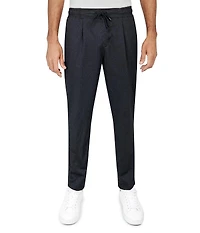 Society of Threads Men's Regular Fit Drawstring Pleated Pants