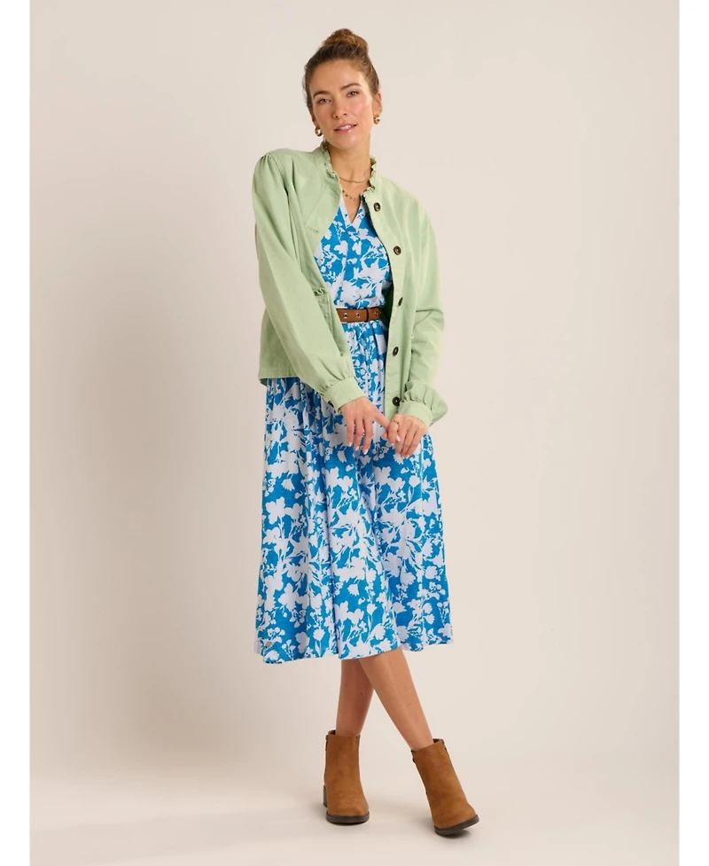 Brakeburn Women's Ranieli Floral Print Midi Dress