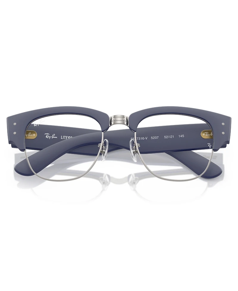 Ray-Ban Unisex Mega Clubmaster Optics Liteforce Eyeglasses, RB7316V