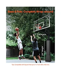 Vevor Tall Basketball Pole Pad All-weather Durable Padding for Square Pole