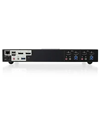 Iogear 2-Port 4K Dual-Link DisplayPort Kvmp Switch with Usb 3.0 Hub and Audio (Taa)