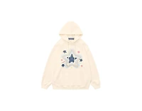 Aelfric Eden Women's Denim Star Applique Hoodie