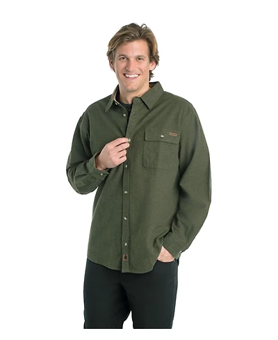 Legendary Whitetails Big & Tall Buck Camp Long Sleeve Casual Fit Button Down Shirt