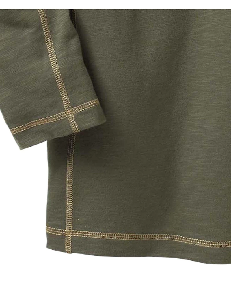Legendary Whitetails Mens Maverick Slub Henley Long Sleeve Shirt