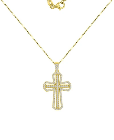 Macy's 14k Gold-Plated Daily Wear Cross Necklace