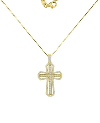 Macy's 14k Gold-Plated Daily Wear Cross Necklace