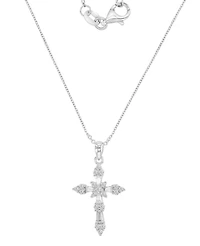 Macy's Mixed Shape Cross Necklace
