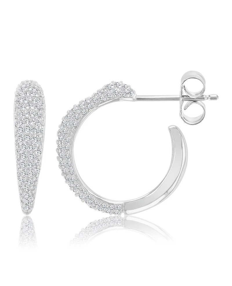Macy's 14k Gold-Plated Polished Casual Hoop Earrings