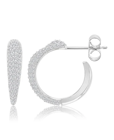 Macy's 14k Gold-Plated Polished Casual Hoop Earrings