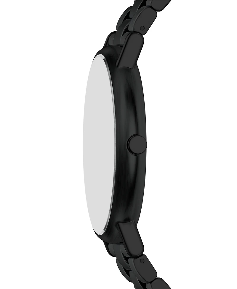 Skagen Men's Signatur Quartz Three-Hand Black Stainless Steel Watch 40mm