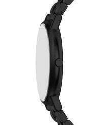 Skagen Men's Signatur Quartz Three-Hand Black Stainless Steel Watch 40mm