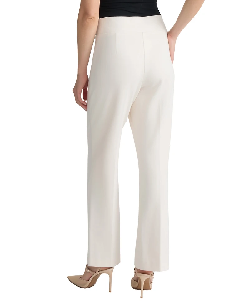 Jones New York Women's Mid-Rise Pull-On Pintuck Trouser