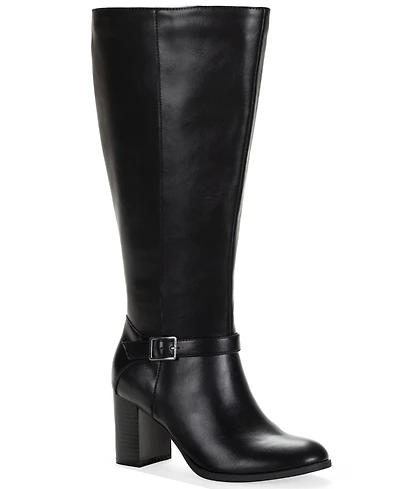 Style & Co Women's Ruthh Round Toe Buckle Detail Dress Boots, Macy's Exclusive