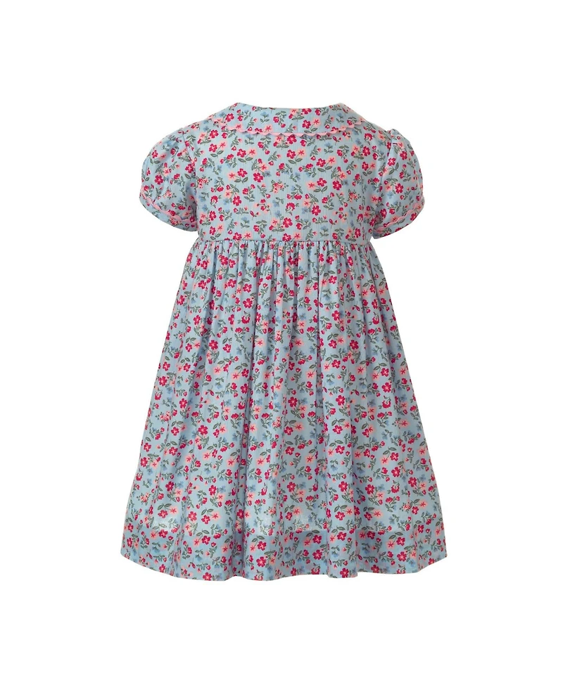 Rachel Riley Baby Girls' 6M-24M Floral Button-front Dress
