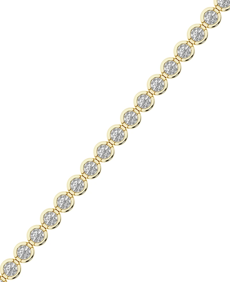 Forever Grown Diamonds Lab-Grown Diamond Bracelet (2 ct. t.w.) 14k Yellow Gold-Plating Over Sterling Silver (Also Available Silver)
