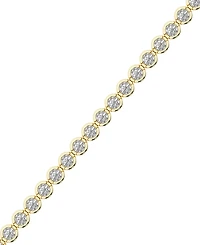 Forever Grown Diamonds Lab-Grown Diamond Bracelet (2 ct. t.w.) 14k Yellow Gold-Plating Over Sterling Silver (Also Available Silver)