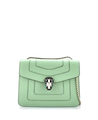 Pre-Owned Bvlgari Small Serpenti Forever Square Shoulder Bag Leather
