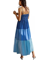 Cupshe Women's Saltwater Icon Colorblock Maxi Beach Dress