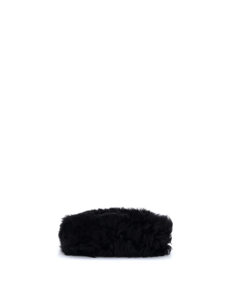 Pre-Owned Prada Mini Re-Edition 2000 Hobo Shearling